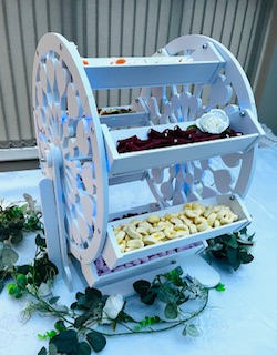 sweet ferris wheel at a wedding in Shrewsbury
